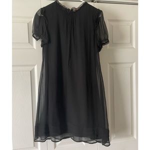 Pre-Owned See by Chloe black chiffon dress